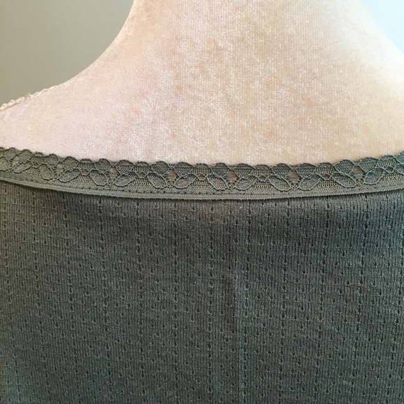 Basic Editions • Lace Trimmed Tank - Picture 6 of 7